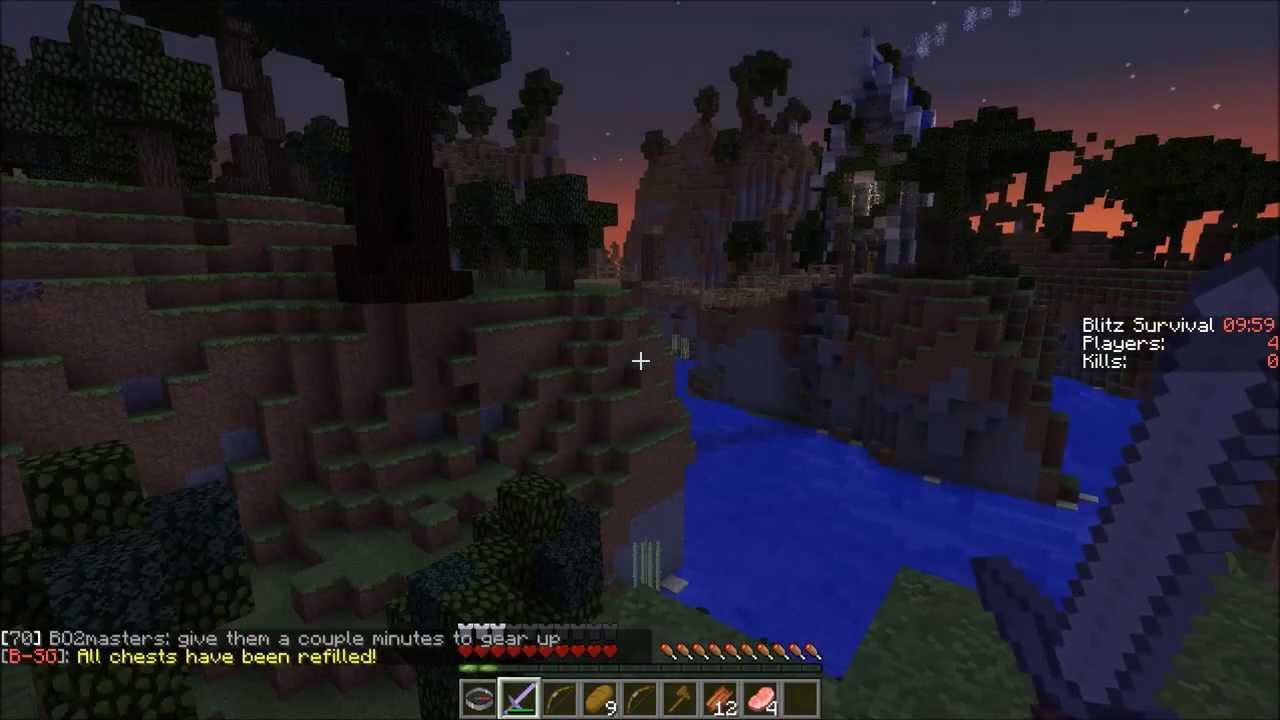 Blitz Survival Games - Hypixel Server - Feat. DeathPunchGodwin - Got Pants?!?