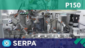 P150 Intermittent Cartoner running blisters and leaflets