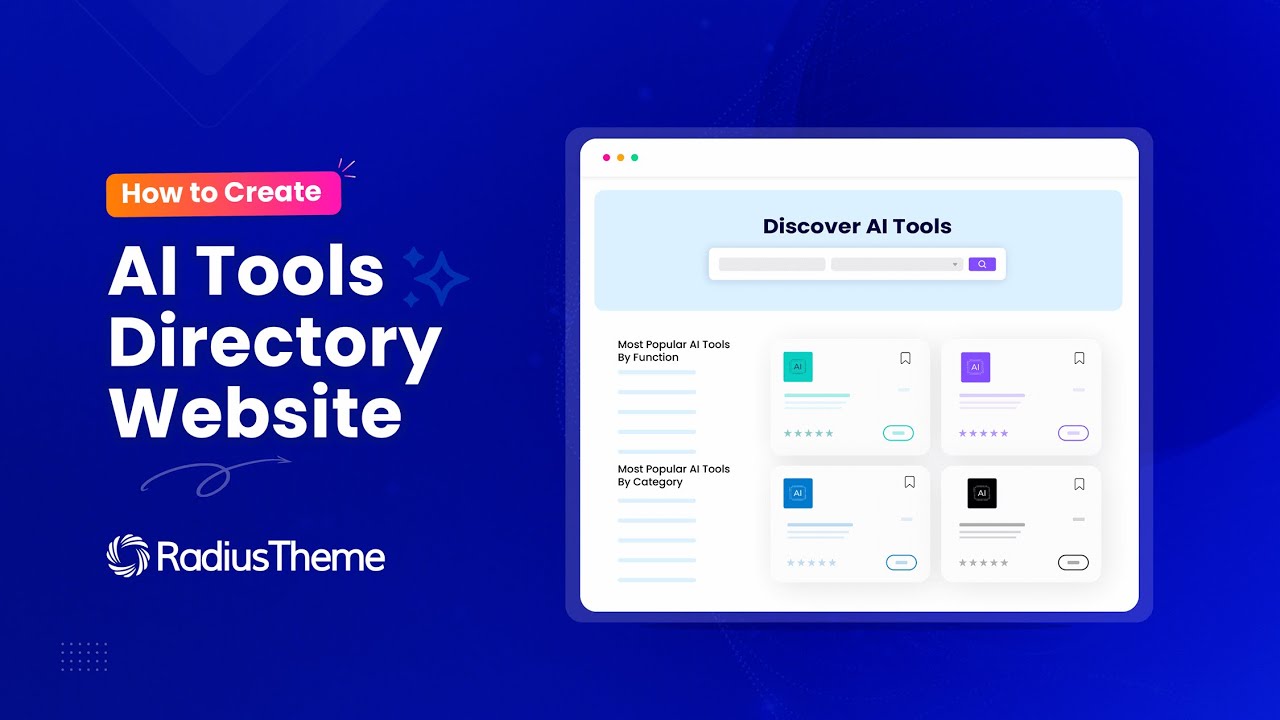 🚀 How to Create an AI Tools Directory Website for FREE | Step-by-Step ...