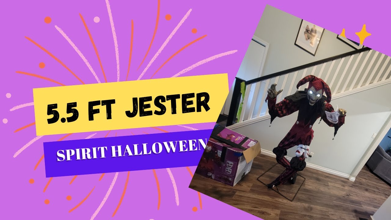 5 Foot Animated Jester Prop