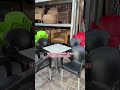 Ghế nhựa đúc chân nhôm cho cafe sân vườn