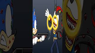 Sonic kills Zombie Shadow in slow motion! #sonicthehedgehog #shadowthehedgehog #halloween