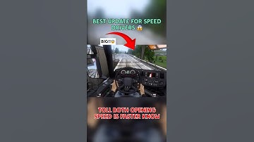 😱Truckers of Europe 3 new update toll ⚠️gate will open faster 😨 best for speed drivers #truckgames