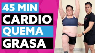 🔥 7 DÍAS Quema GRASA Abdominal 3 EJERCICIOS De PIE | CARDIO Principiantes | RUTINA Para BAJAR PESO
