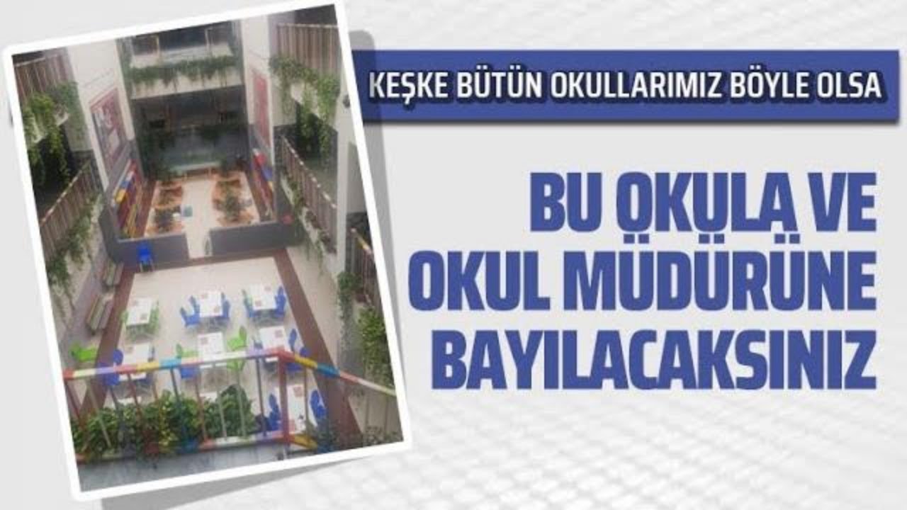 BU OKULA VE OKUL MÜDÜRÜNE BAYILACAKSINIZ!