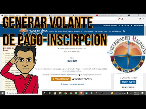 COMO GENERAR VOLANTE DE PAGO UNIVERSIDAD DEL MAGDALENA PARA INSCRIPCION