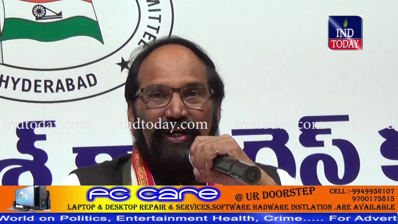 KCR washing off his hands from 12% Muslim quota promise: Uttam Kumar Reddy