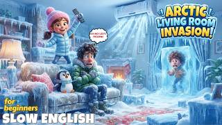 🥶The Great Arctic Chaos..! | Learn English Through Story (A2) | Slow English Listening for Beginners