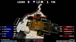 :   CS 1.6 LAN- Golden Guns - 5  () vs TJK ()