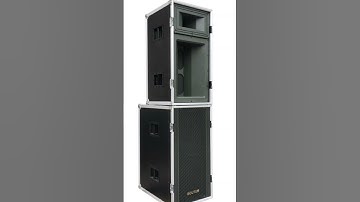 2*18“ 3-way outdoor speaker #linearray #outdoorspeakers #pasystem #audio #sound #soundfactory
