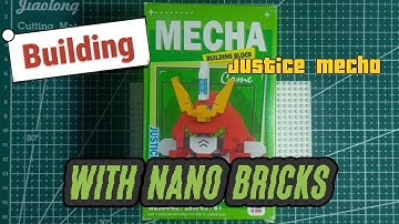 CARA MERAKIT BRICKS MINI LEGO NANO BLOCKS MECHA ROBOT SERIES W2304-03 JUSTICE