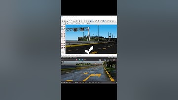 Creating a rain effect on asphalt. Subscribe. #archicad #drawing #design #3dmax #lumion #twinmotion