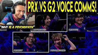 Fns Reacts To Prx Hilarious Voice Comms Vs G2
