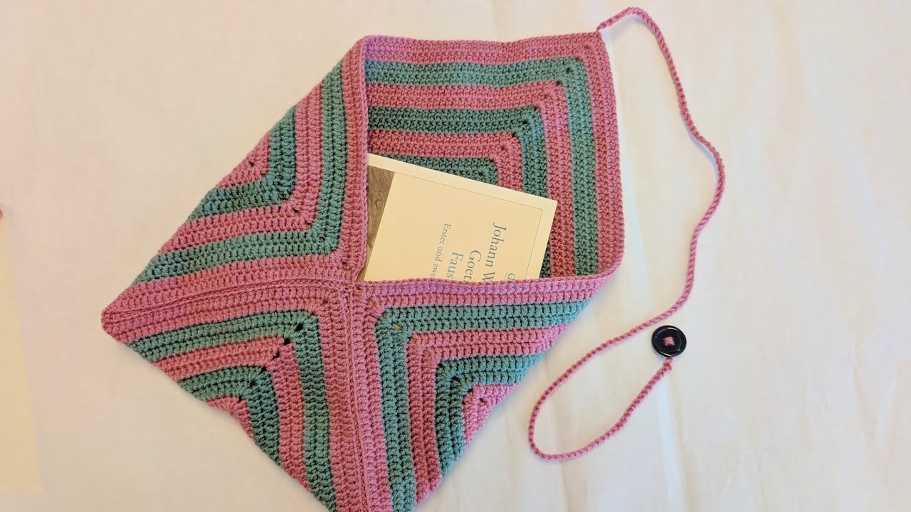 Buchhülle häkeln | Anleitung 