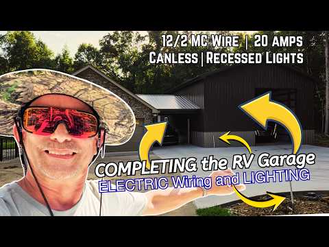 Completing the ELECTRICAL on our TN Homestead RV Garage | Screen Addition TOUR | S3E5