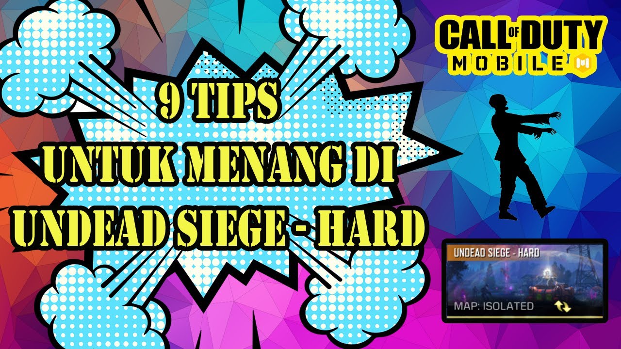 Undead Siege CODM - 9 Tips Memenangkan Mode Hard (Best!)