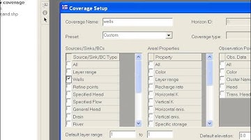 Groundwater Modeling System(GMS)  9-well coverage(Persian Language)