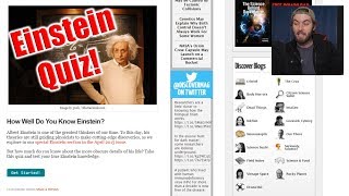Test Your Einstein IQ (Level 12 Einstein knowers only)