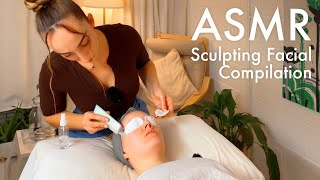 ASMR TMJ release facial, intra-oral buccal massage compilation (Unintentional ASMR)