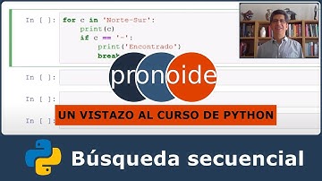 Un vistazo al curso de Python: Búsqueda secuencial