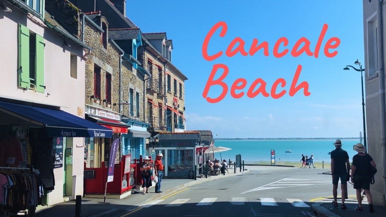 The road to Cancale - Ille-et-Vilaine - Bretagne  region France 4K - Relaxing video.