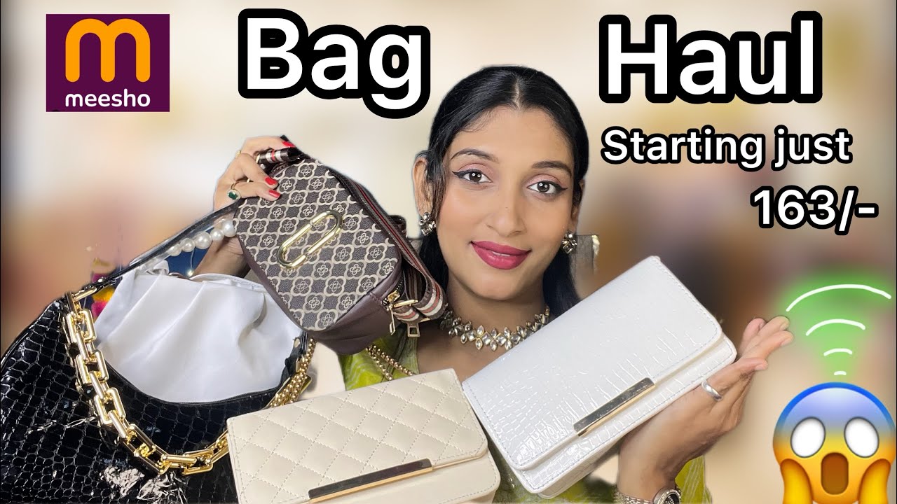 *HUGE* MEESHO Hand Bags Haul👜👛👝 **Honest Review Muskan YouTube