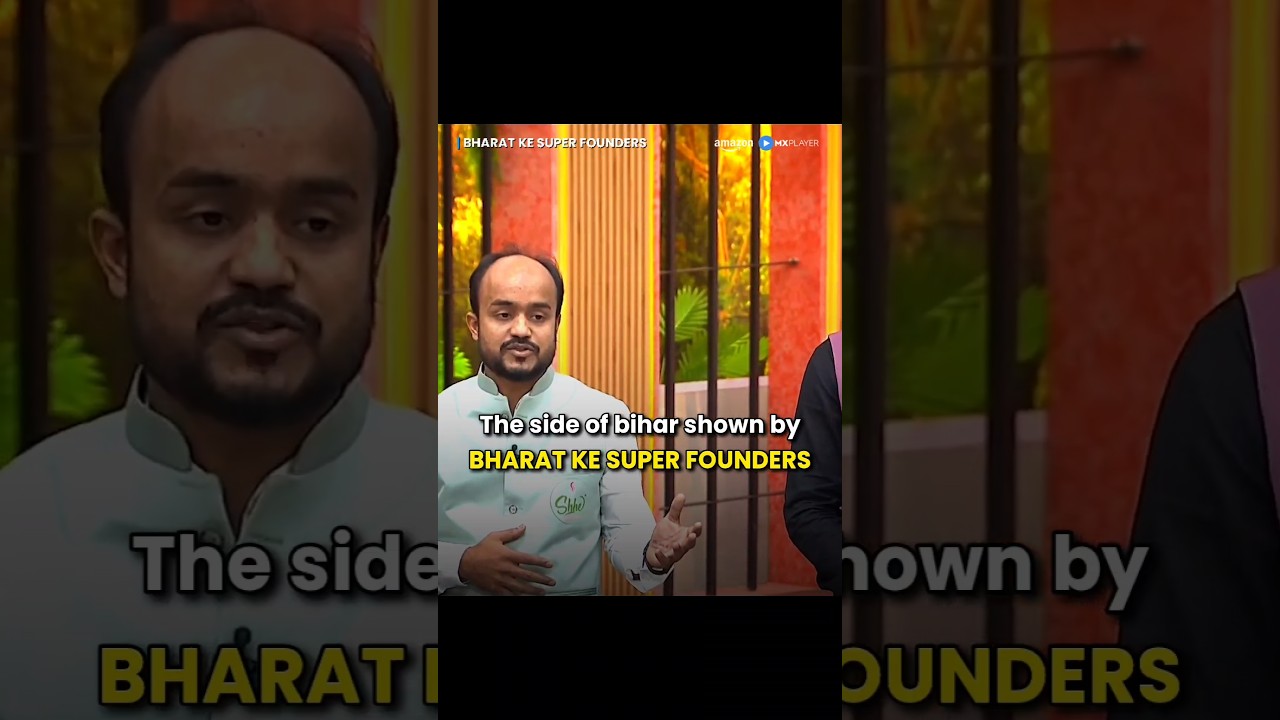 Bihar ka wo chehra jo kam log dikhate hain 💪#BharatKeSuperFounders #AmazonMXPlayer #WatchFree