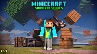 My First Day In Minecraft Survival Series || In Hindi