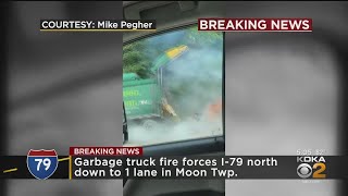 Garbage Truck Catches Fire In Kennedy Township