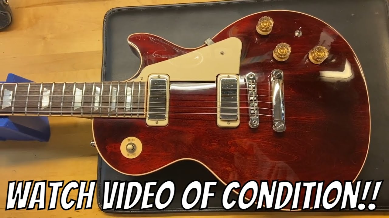 2015 Gibson Les Paul Deluxe 100th Anniversary Wine Red - YouTube