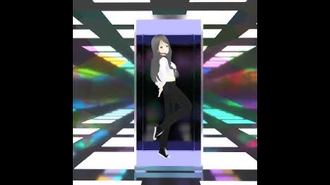 Blender Non Euclidean - Mirror room waifus