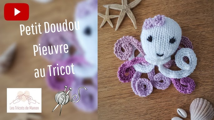 Tricot] Anneau dentition ou hochet Feuilles tricotées #tricot