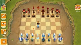 Beating Toon Clash Chess Queen Gambit Accepted ! Master level screenshot 4