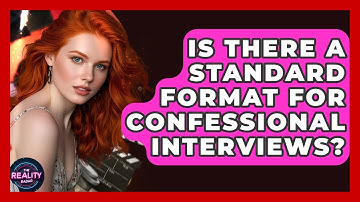 Is There a Standard Format for Confessional Interviews? - The Reality Radar