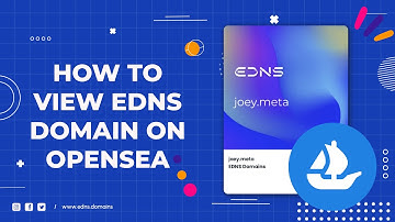 How to view EDNS Domain on Opensea