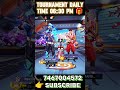 Free Tournament खेल कर पैसे कमा सकते हो 😱 | Daily 06:30 Pm Tournament Time #shorts #shortfeed #ff
