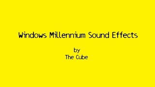 Windows Me Sound Effects