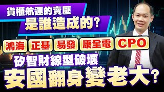 貨櫃航運的賣壓是誰造成的？鴻海、正基、易發、康全電、CPO 矽智財線型破壞，安國翻身變老大？｜新台股龍捲風 徐照興 分析師｜20240514