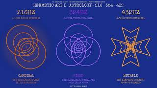 HERMETIC ART I · ASTROLOGY · 216HZ 324HZ 432HZ · SACRED GEOMETRY MEDITATION 1hr · BINAURAL FREQUENCY