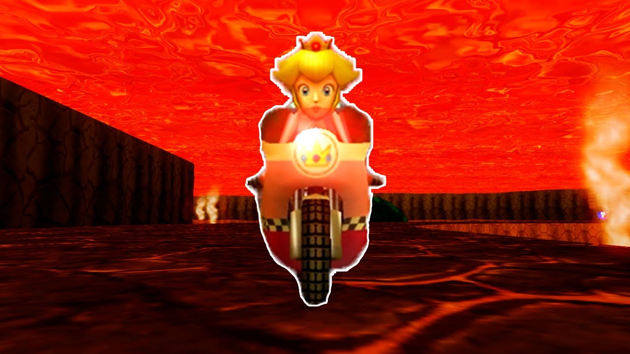 Modded Mario Kart Wii - 150cc Volcanic Cup (Peach Gameplay)