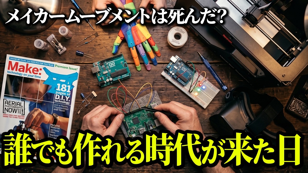 個人がハードウェアを作れるようになった、本当の理由【メイカームーブメント】