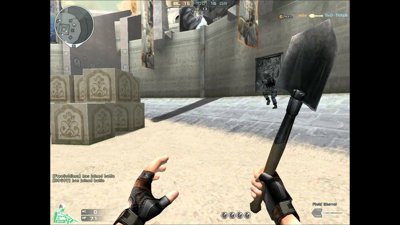 CrossFire - Shovel montage