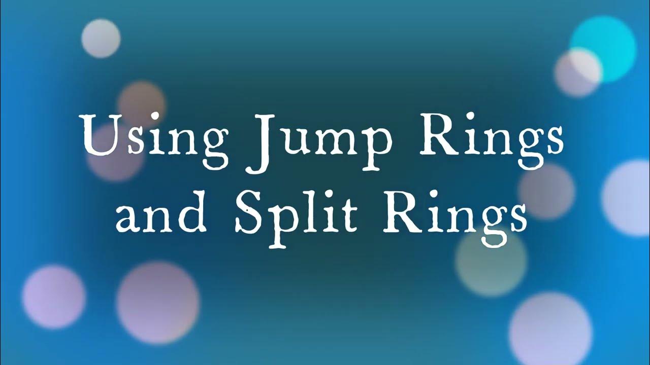 Jump Rings vs Split Rings and How to Open Them - Easy Jewellery