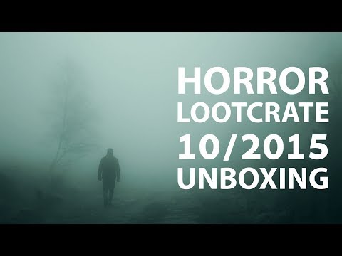 Horror Lootcrate arrived in Finland, here is my unboxing video