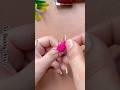 💅🌸Easy nail art with striping tape #nailart #tape #shorts
