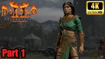 Diablo 2: Resurrected: Part 1 (FULL GAME Walkthrough No Commentary 4K 60FPS)