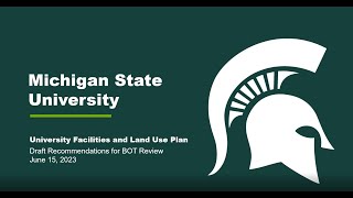 University Facilities and Land Use Plan Recommendations Update