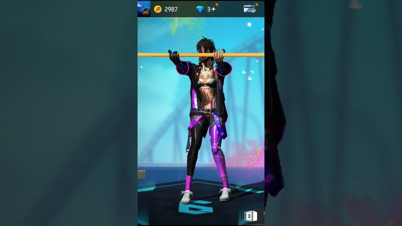 Free Fire Weight lifting Emote 