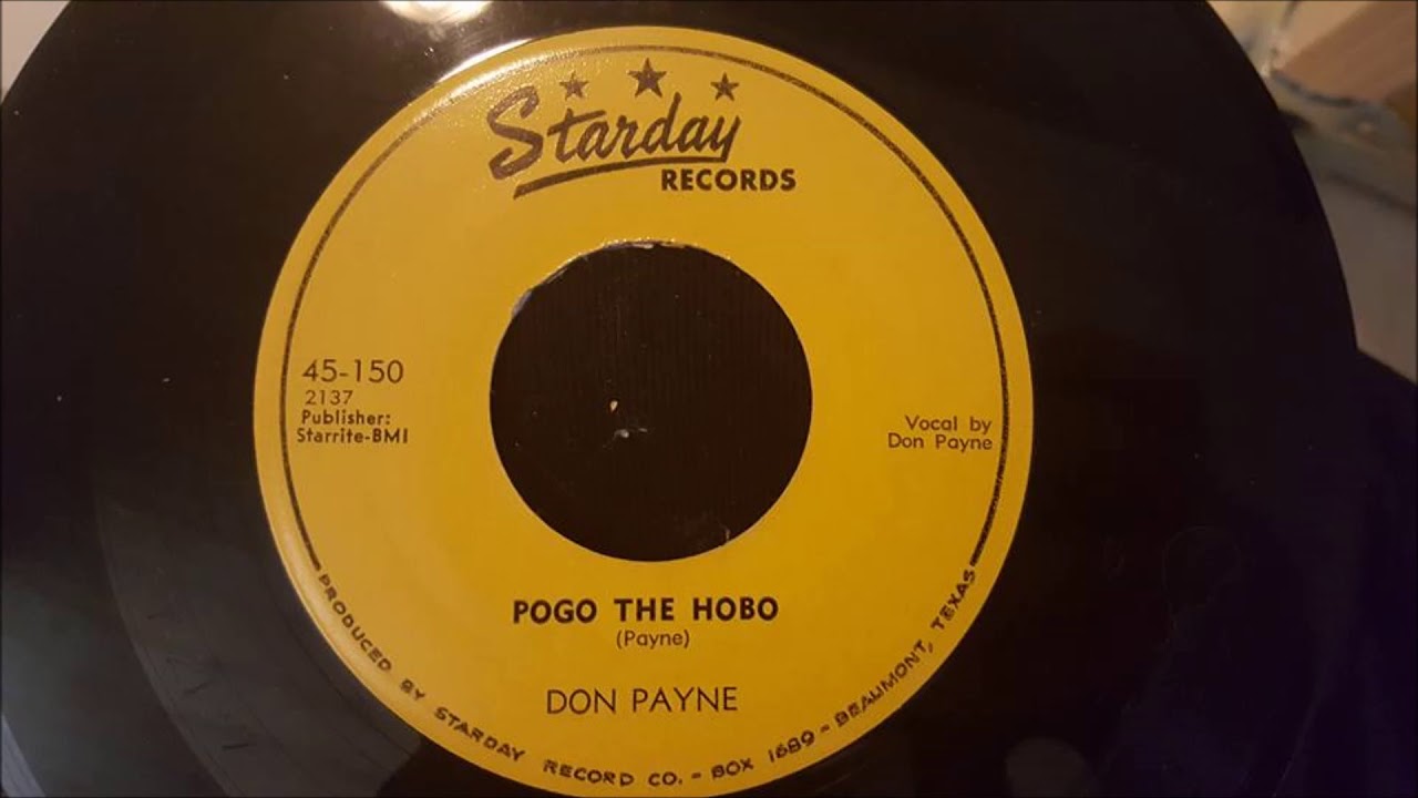 Don Payne - Pogo The Hobo - 1954 Country - STARDAY 150 - YouTube