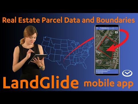 Mobile Property Lines Overlay, Data and Pinning all in LandGlide App for Android and iOS